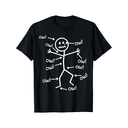 Women's Funny Graphic Print Pain Awareness Tee - Breathable Crew Neck Short-Sleeve Simple Tee, Durable Stitching, Machine-Washable, Easy Styling, All-Seasons Casual Streetwear Top - View 1