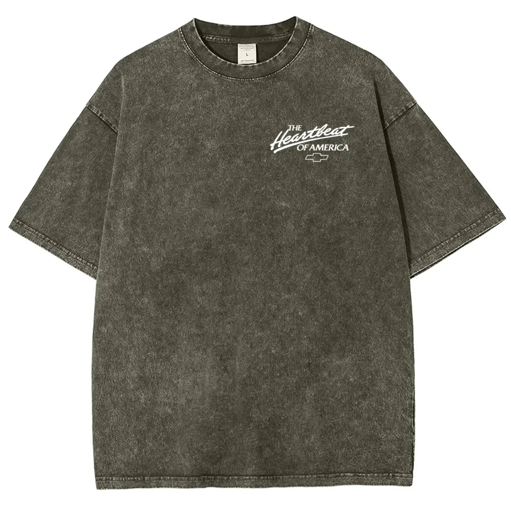 Truck Car Graphic Vintage Washed Tee 90s Men's Graphic Tee t Shirts Funny Graphic Tee Good Graphic Tees Graphic Tees Streetwear Outfits Men Vacation Outfits Oversized Tshirt Men,clothes for back to school,first day of school outfits - View 11