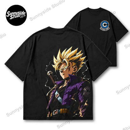 [Vtg90s]URban "GAZE" Series Anime 90s Graphic Tees US Regular Fit Funny Graphic Tee Men's Graphic Tees Streetwear Outfits Men Vacation Outfits Oversized Tshirt Men - View 17
